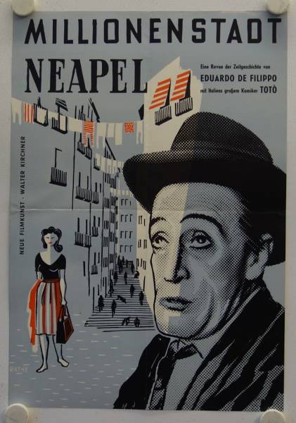 Millionenstadt Neapel originales deutsches Filmplakat